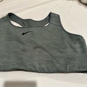 Nike Gray Sports Bra Dri-Fit
